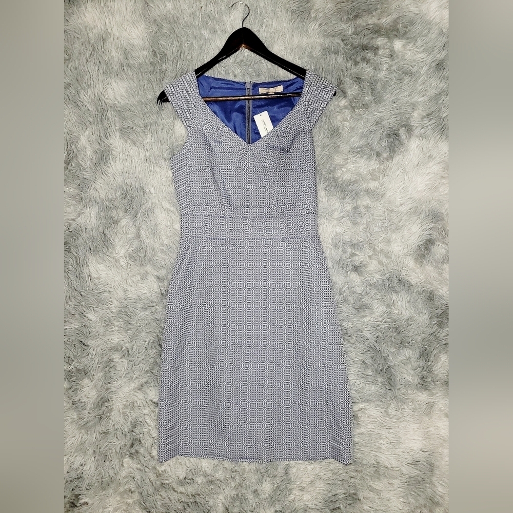 Banana Republic Blue Gingham, Vintage-Cut, Sleeveless Dress, Size 2